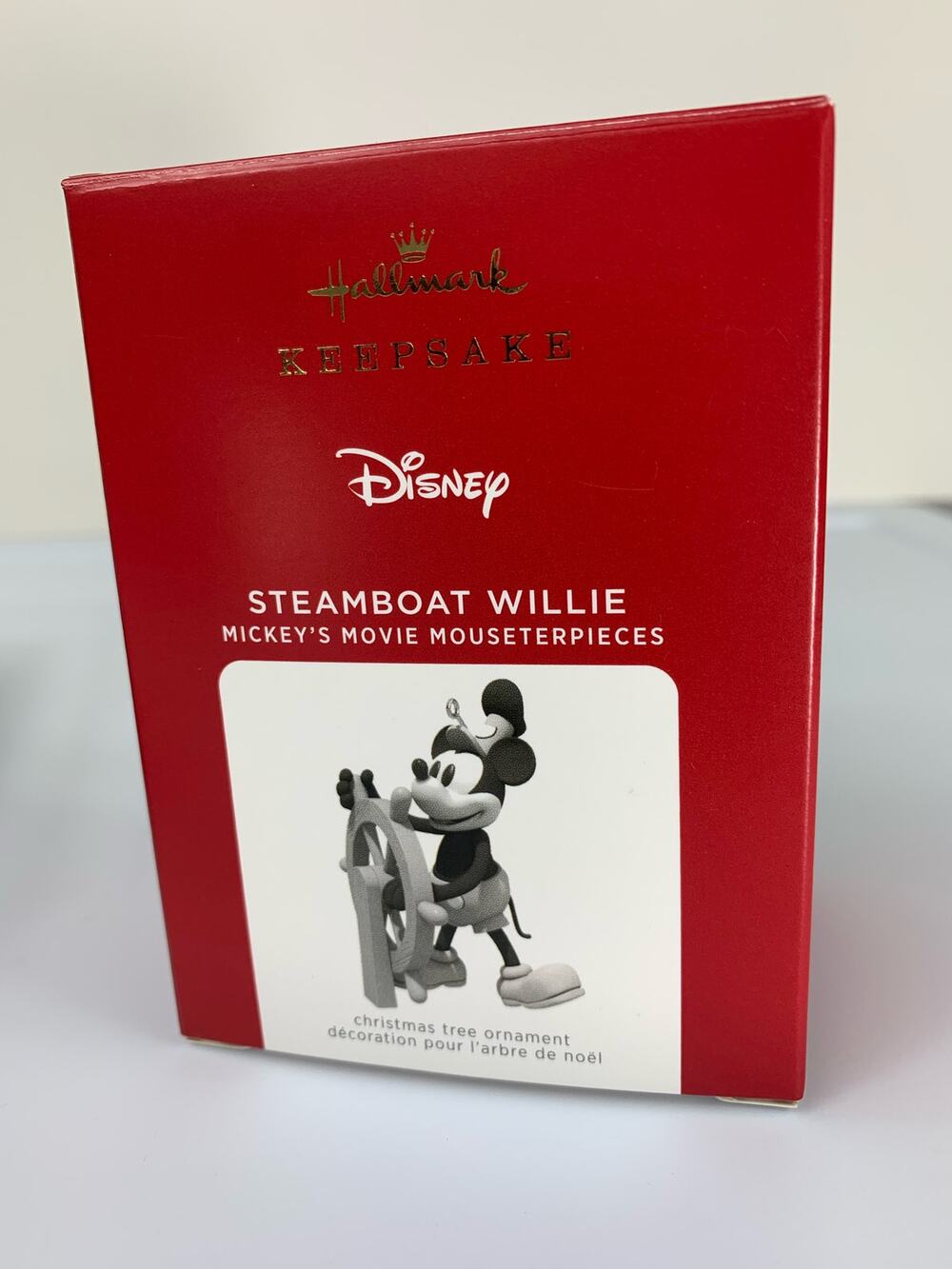 Hallmark Keepsake Christmas Ornament 2021 Disney Mickey Movie Steamboat Willie
